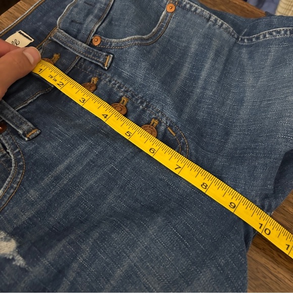 Madewell High Rise Button-Fly Jeans in Denim Blue Size 24 - Picture 9 of 11